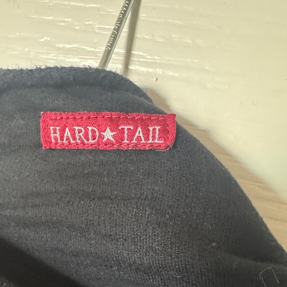 Hard Tail Women’s Long Black Layered Cotton Sweater Size Small - Picture 4 of 5